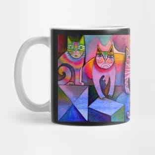 Rainbow cats Mug